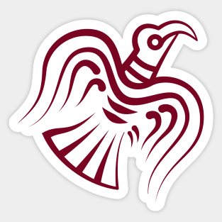 Viking Raven Design Sticker